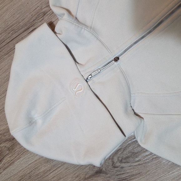Lululemon Scuba Oversized Half-Zip Hoodie *Natural Ivory Size XL/XXL - Picture 4 of 16